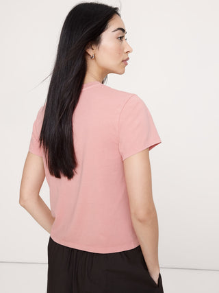 Camiseta Manga Corta de Algodón