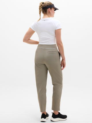 Pantalón Deportivo Talle Alto con Bolsillos