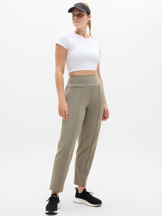 Pantalón Deportivo Talle Alto con Bolsillos