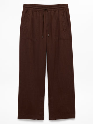 Pantalón Wide Leg Talle Alto de Lino