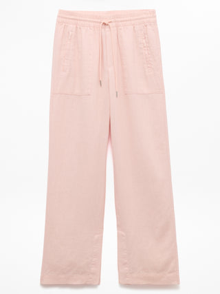 Pantalón Wide Leg Talle Alto de Lino