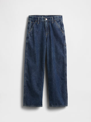 Jeans Holgado Talle Medio con Bolsillos, Niño