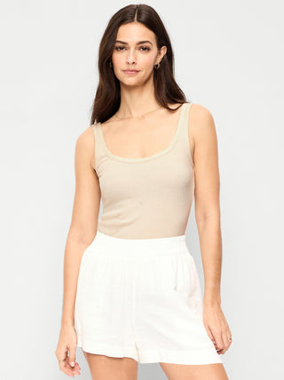 Camiseta Acanalada de Tirantes