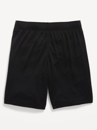 Shorts deportivos por encima de la rodilla para niños.