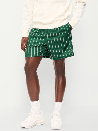 Pantalones Cortos Holgados De Malla, Entrepierna De 6 Pulgadas.