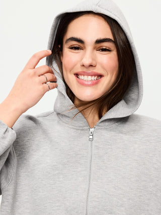 Sudadera Oversized con Dobladillo Abullonado, Mujer