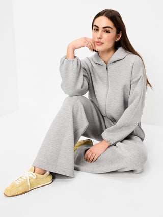 Sudadera Oversized con Dobladillo Abullonado, Mujer