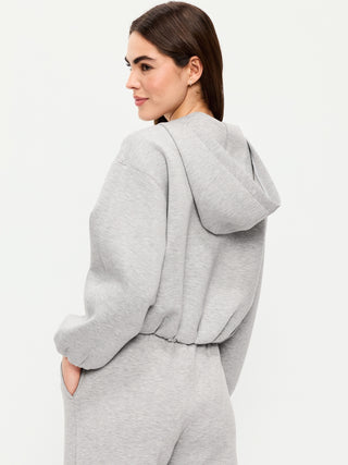 Sudadera Oversized con Dobladillo Abullonado, Mujer