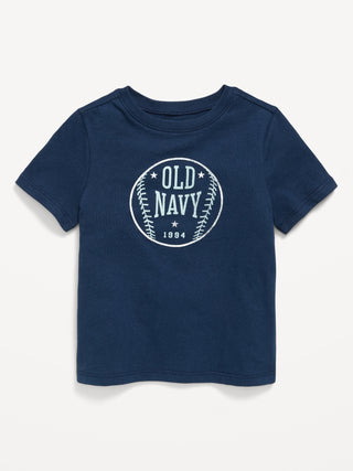 Camiseta gráfica de manga corta para niños pequeños.