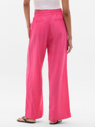 Retreat Linen High Rise Wide Leg Pant