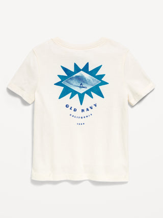 Camiseta gráfica de manga corta para niños pequeños.