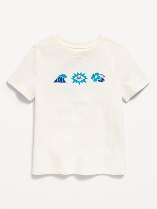 Camiseta gráfica de manga corta para niños pequeños.