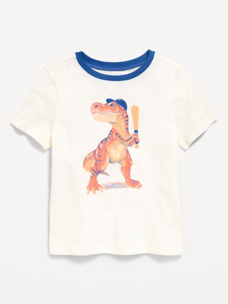 Camiseta Manga Corta con Gráfico, Bebé