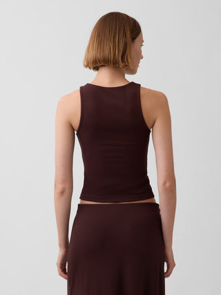 Camiseta Cuello Halter sin Mangas