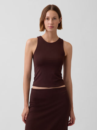 Camiseta Cuello Halter sin Mangas