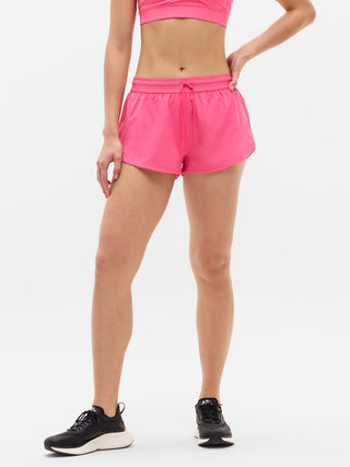 Pantalones cortos con cinturilla elástica de talle medio Speedwork.