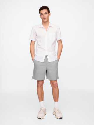 Shorts caqui sin cordones Essential de 7".