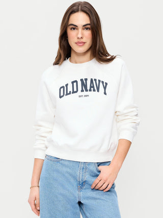 Crewneck Sweatshirt with Front Logo