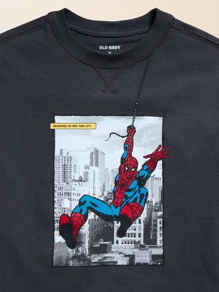Camiseta gráfica extragrande de Old Navy x Marvel Spider-Man para niño.