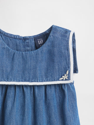 Body Bebé Denim Marinero Burbuja.