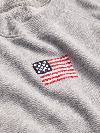 Sudadera raglán corta de manga corta.