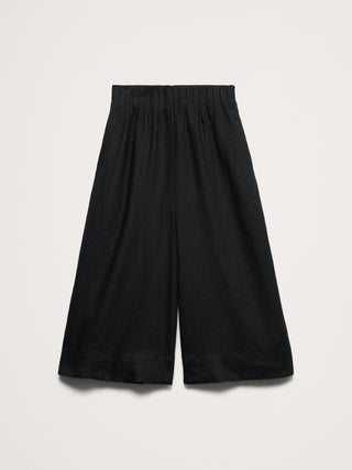 Culotte Ancho Talle Alto con Bolsillos