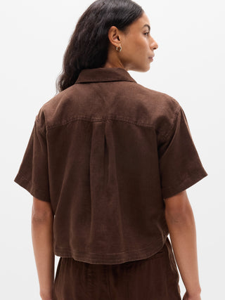 Camiseta Manga Corta de Lino