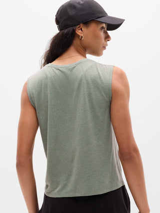 Camiseta sin Mangas de Lino