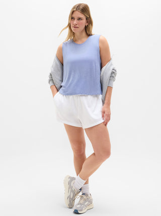 Camiseta sin Mangas de Lino