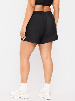 High-Waisted PowerSoft Shorts -- 3.5-inch inseam.