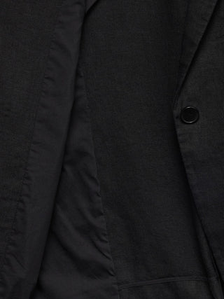 Blazer ajustado de lino.