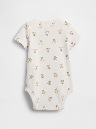 Body de algodón orgánico Baby First Favourites.