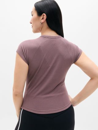 Camiseta de canalé perfecta.