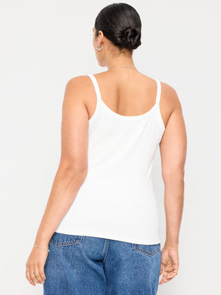 Rib-Knit Cami Tank Top.