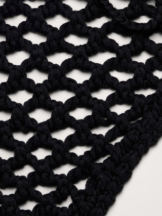 Corbata De Bandana De Ganchillo.
