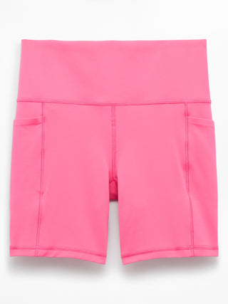 Pantalón corto de 7" de talle alto Salutation Stash.