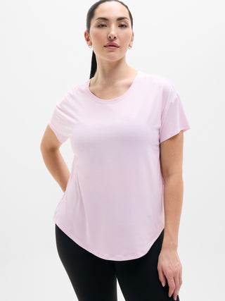 Camiseta Deportiva con Cuello Redondo