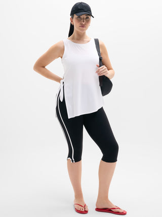 Camiseta sin mangas Move With Ease Asym Tie.