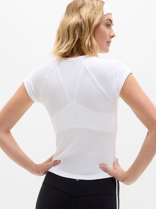 Camiseta de canalé perfecta.