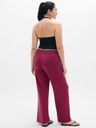 Pantalón Recto Talle Medio con Bolsillos