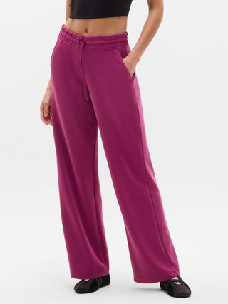Pantalón Recto Talle Medio con Bolsillos