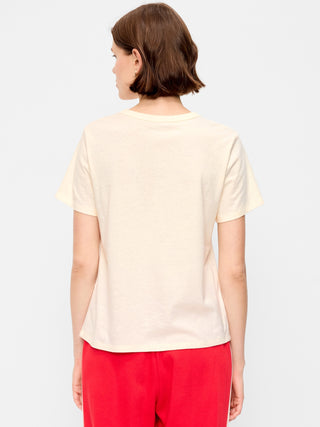 Camiseta Manga Corta con Detalle Gráfico