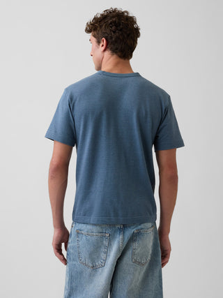 Camiseta Cuello Redondo de Algodón