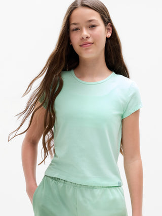 Girls' Fitted Short Sleeve T-Shirt
