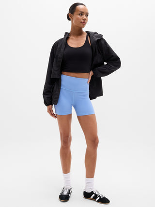 Short Deportivo Talle Alto con Logo