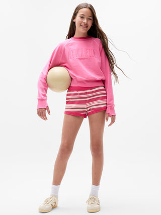 Short de niña Athleta Rise Above Rib.