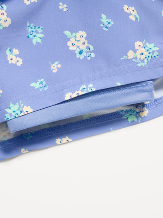 Short Deportivo Talle Alto con Bolsillos, Niña