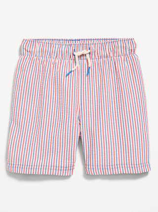 Bañador con textura estampada para niños pequeños.