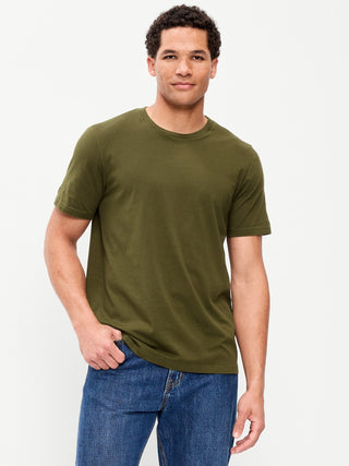 Camiseta Manga Corta Cuello Redondo de Algodón