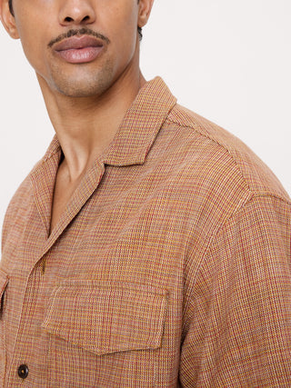 Short-Sleeve Cotton Shirt with Pockets